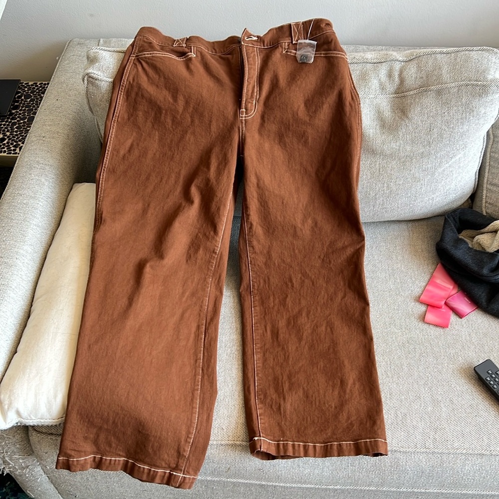 Madewell Emmett wide leg jeans, petite length